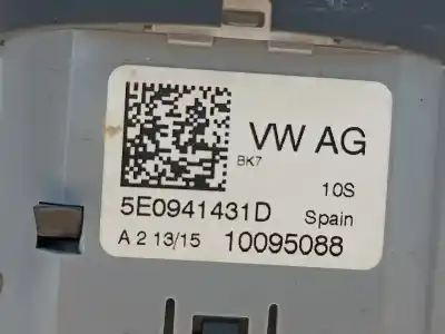 Автозапчастина б/у управління світлом для skoda octavia iii break (5e5) 1528 ak gasóleo 2015 5p посилання на oem iam 5e0941431d  