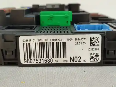 Автозапчасти б/у блок реле/предохранителей за citroen c4 cactus van (0b_, 0p_) bluehdi 100 ссылки oem iam 9807531680  