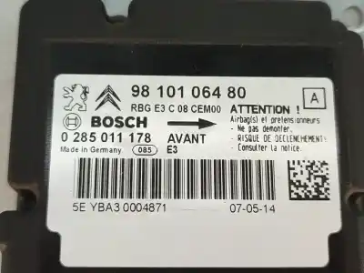 Автозапчастина б/у блок управління подушками безпеки для citroen c4 cactus van (0b_, 0p_) bluehdi 100 посилання на oem iam 9810106480  
