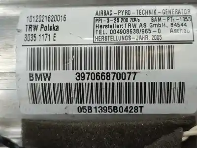 Second-hand car spare part front right air bag for bmw 1 (e87) 118 d oem iam references 397066870077  