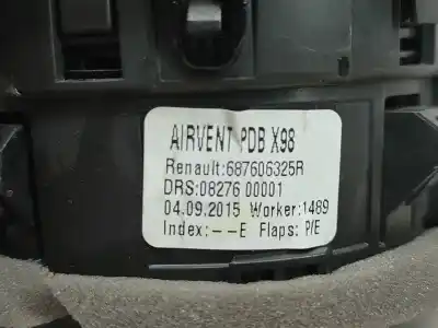 Автозапчастина б/у аераційна решіта для renault captur i (j5_, h5_) 1.5 dci 90 посилання на oem iam   
