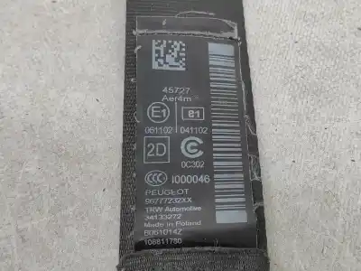 Автозапчасти б/у задний правый ремень безопасности за peugeot 308 sw ii (lc_, lj_, lr_, lx_, l4_) 1.6 hdi / bluehdi 115 (lcbhxm lcbhxt) ссылки oem iam 96777232  