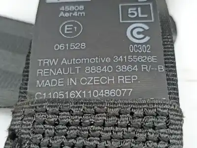 Автозапчасти б/у задний правый ремень безопасности за renault twingo iii (bcm_) 0.9 tce 90 ссылки oem iam 888403864r  