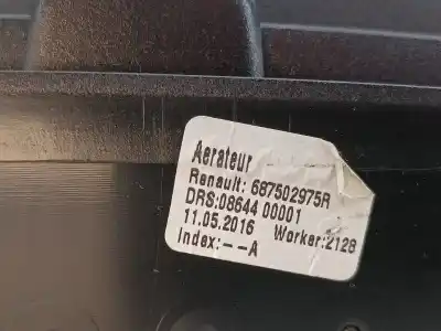 Автозапчасти б/у аэрационная решетка за renault twingo iii (bcm_) 0.9 tce 90 ссылки oem iam   