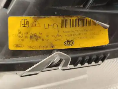 Автозапчастина б/у ліва фара для ford focus c-max (dm2) 1.6 tdci посилання на oem iam 3m5113101aa  