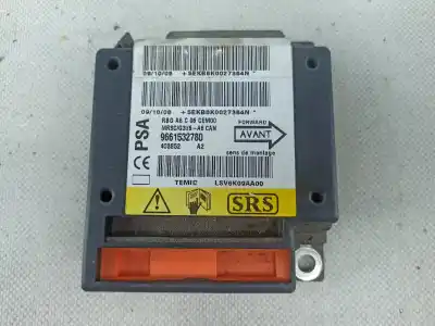Peça sobressalente para automóvel em segunda mão CENTRALINA DE AIRBAG por CITROEN C2 (JM_)  Referências OEM IAM 9661532780  