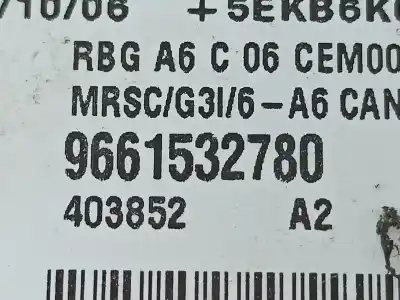Peça sobressalente para automóvel em segunda mão centralina de airbag por citroen c2 (jm_) 1.4 hdi referências oem iam 9661532780  