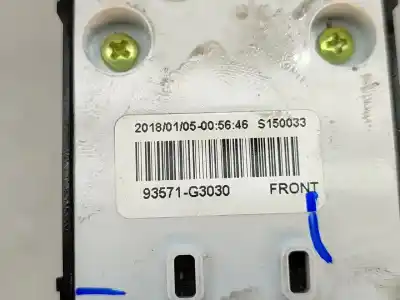 Автозапчастина б/у передні вікний вмикач для hyundai i30 fastback (pde, pden) 1.6 crdi посилання на oem iam 93571g3030  