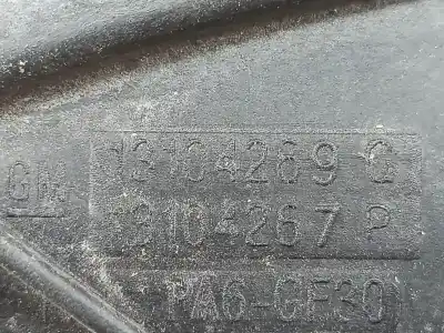 Автозапчасти б/у левая задняя внутренняя ручка за opel corsa c (x01) 1.2 (f08 f68) ссылки oem iam 13104269g  