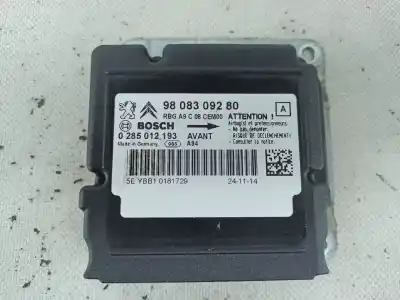 Peça sobressalente para automóvel em segunda mão centralina de airbag por peugeot 2008 i (cu_) 1.6 hdi referências oem iam 9808309280