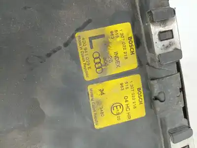 Second-hand car spare part left headlight for audi a8 (d2) 2.5 tdi oem iam references 1307022218  