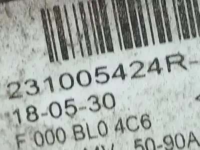 Автозапчастина б/у генератор для renault twingo iii (bcm_) 1.0 sce 70 посилання на oem iam 231005424r  