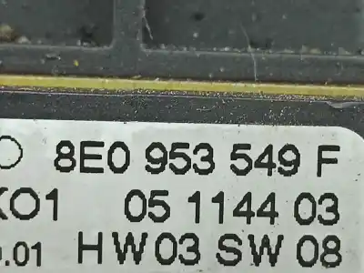 Tweedehands auto-onderdeel lichtbesturing voor audi a4 b6 avant (8e5) 1.9 tdi oem iam-referenties 8e0953549f   Tweedehands auto-onderdeel lichtbesturing voor audi a4 b6 avant (8e5) 1.9 tdi oem iam-referenties 8e0953549f