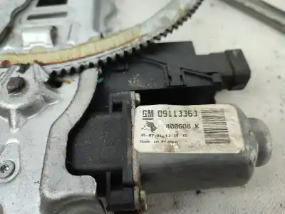 Second-hand car spare part driver left window regulator for opel corsa c (x01) 1.2 (f08 f68) oem iam references 09113367  