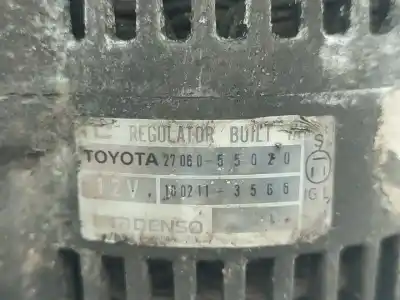 Second-hand car spare part alternator for toyota starlet (_p8_) 1.5 d (np80_) oem iam references 2706055020  