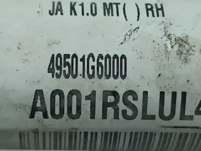 Автозапчастина б/у правий привід для kia picanto (ja) 1.0 cat посилання на oem iam 49501g6000  