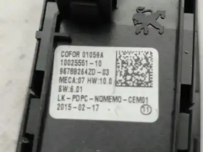 Автозапчасти б/у выключатель левого переднего окна за peugeot 308 sw ii (lc_, lj_, lr_, lx_, l4_) 1.6 hdi / bluehdi 115 (lcbhxm lcbhxt) ссылки oem iam 96788264zd  