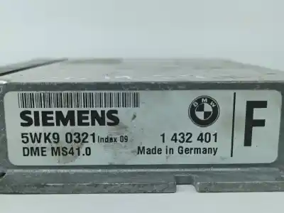 Second-hand car spare part ecu engine control for bmw 5 (e39) 520 i oem iam references 5wk90321  