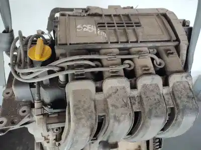 Автозапчастина б/у двигун комплект для renault clio ii (bb0/1/2_, cb0/1/2_) 1.2 16v (bb05. bb0w. bb11. bb27. bb2t. bb2u. bb2v. cb05.... gasolina 2002 5p посилання на oem iam d4f712  