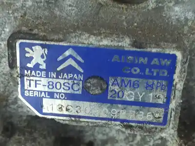 Автозапчастина б/у коробка передач для citroen ds5 (kf_) 2.0 hdi 165 gasóleo 2013 5p посилання на oem iam 20gy10  