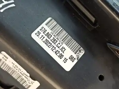 Peça sobressalente para automóvel em segunda mão consola central por seat ateca (kh7) 2.0 tdi referências oem iam 576863283  
