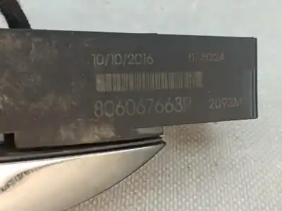 Автозапчастина б/у завнішня ручка задня права для renault talisman grandtour (kp_) 1.6 dci 130 посилання на oem iam 806067663r  