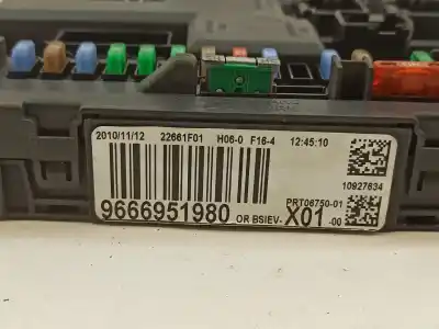 Автозапчасти б/у блок реле/предохранителей за peugeot 207/207+ (wa_, wc_) 1.4 hdi ссылки oem iam 9666951980  