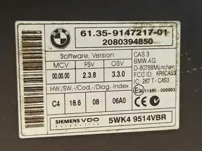 Second-hand car spare part ecu engine control for bmw 5 touring (e61) 520 d oem iam references 61359147217  