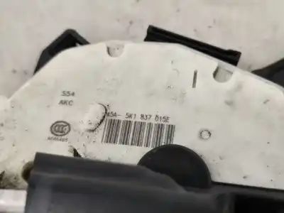 Автозапчасти б/у замок левой передней двери за seat leon (5f1) 1.6 tdi ссылки oem iam 5k1837015e  