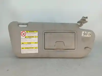 Peça sobressalente para automóvel em segunda mão para-sol direito por mazda 3 (bk) 1.6 (bk14) referências oem iam 