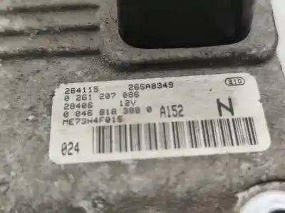 Second-hand car spare part ecu engine control for fiat stilo (192) 1.2 16v oem iam references 26sa8349  