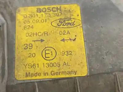Pezzo di ricambio per auto di seconda mano faro anteriore destro per ford fiesta iv (ja_, jb_) 1.25 i 16v riferimenti oem iam 0301173302  