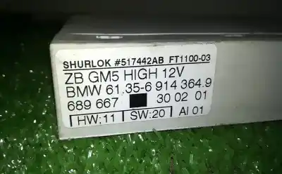 Second-hand car spare part comfort module for bmw 3 (e46) 320 d oem iam references 613569143649  