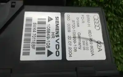 Автозапчастина б/у двигатель заднього правого скла для audi a4 b6 avant (8e5) 1.9 tdi посилання на oem iam 8e0959802a  