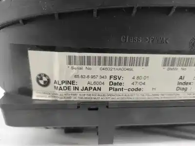 Second-hand car spare part multifunction display for bmw 6 (e63) 645 ci oem iam references 65826957343  