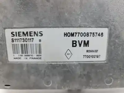 Gebrauchtes Autoersatzteil elektronisches modul zum renault megane scenic (ja0/1_) 1.4 i (ja0e) oem-iam-referenzen 7700102197  