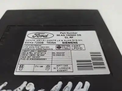 Автозапчастина б/у щит закр для ford focus i (daw, dbw) 1.4 16v посилання на oem iam 5wk47230b   Автозапчастина б/у щит закр для ford focus i (daw, dbw) 1.4 16v посилання на oem iam 5wk47230b