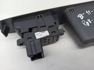 Peça sobressalente para automóvel em segunda mão botão / interruptor elevador vidro traseiro esquerdo por nissan qashqai / qashqai +2 i (j10, nj10, jj10e) 1.5 dci referências oem iam 25411jd000  