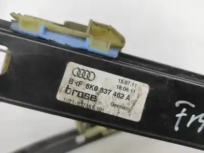 Second-hand car spare part passenger side right window regulator for audi a4 b8 (8k2) 2.0 tdi oem iam references 8k0837462a  