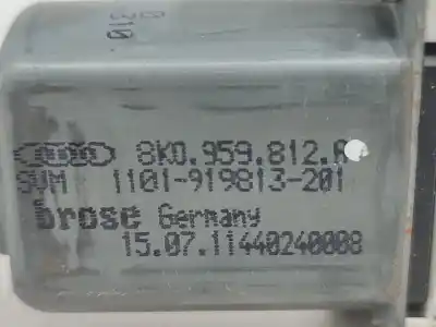 Автозапчастина б/у двигатель заднього правого скла для audi a4 b8 (8k2) 2.0 tdi посилання на oem iam 8k0959812  
