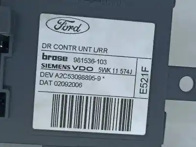 Peça sobressalente para automóvel em segunda mão motor elevador vidro traseiro esquerdo por ford focus ii (da_, hcp, dp) 1.6 tdci referências oem iam 0130822219  