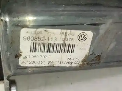 Second-hand car spare part right front window motor for volkswagen passat variant (3c5) 2.0 tdi 16v oem iam references 1k0959702p  