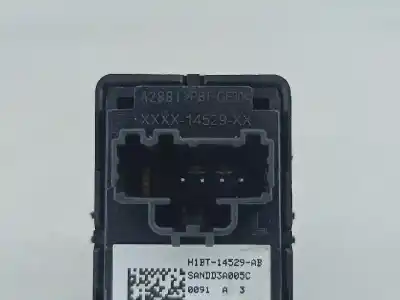 Peça sobressalente para automóvel em segunda mão botão / interruptor elevador vidro traseiro esquerdo por ford puma (j2k, cf7) 1.0 ecoboost mhev híbrido (gasolina) 2021 5p referências oem iam h1bt14529ab  
