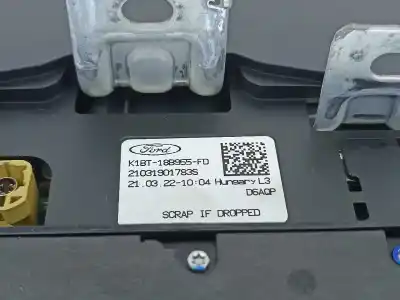 Pièce détachée automobile d'occasion écran multifonctions pour ford puma (j2k, cf7) 1.0 ecoboost mhev híbrido (gasolina) 2021 5p références oem iam k1bt18b955fd  