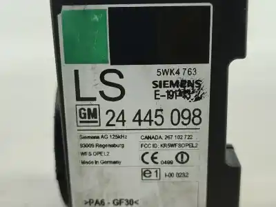 Gebrauchtes Autoersatzteil steuergerät für wegfahrsperre zum opel corsa c (x01) 1.2 (f08, f68) oem-iam-referenzen 24445098  