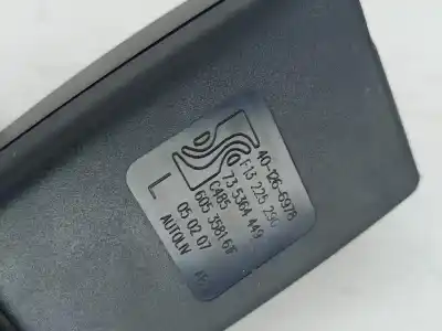 Second-hand car spare part left rear seat belt buckle for opel corsa d (s07) 1.4 (l08 l68) oem iam references 401266978  