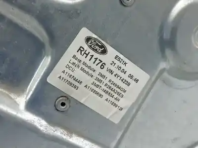 Автозапчастина б/у регулятор скла заднього правого для ford focus c-max (dm2) 2.0 tdci посилання на oem iam 3m51r24994gm  