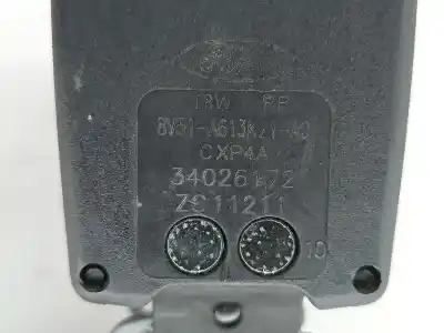 Second-hand car spare part center rear seat belt buckle for ford fiesta vi (cb1, ccn) 1.4 tdci oem iam references 8v51a613k21ac  