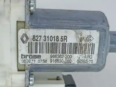 Автозапчастина б/у двиг скла задне ліво для renault megane iii (bz0_) 1.5 dci (bz1g. bz1w. bz0r) gasóleo 2009 5p посилання на oem iam 0130822330  