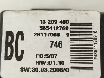Pièce détachée automobile d'occasion écran multifonctions pour opel corsa d (s07) 1.2 (l08 l68) références oem iam 13209460  